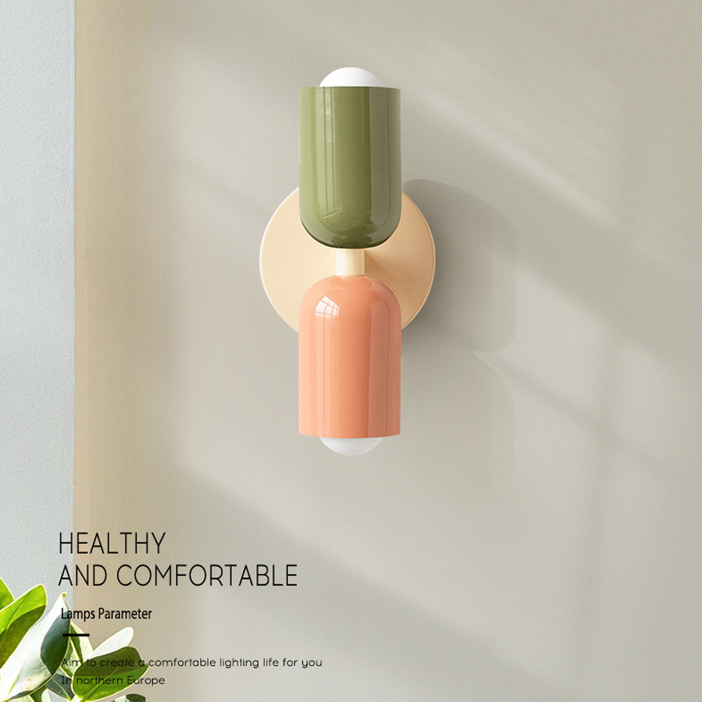 Nordic Wall Lamp Colorfully Do - Baby Nursery Wall Lights reseña y precio