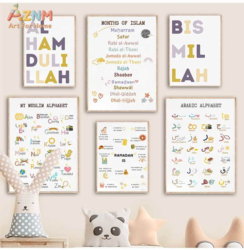 Islam Muslim Prophets Arabic A - Baby Nursery Kids reseña y precio