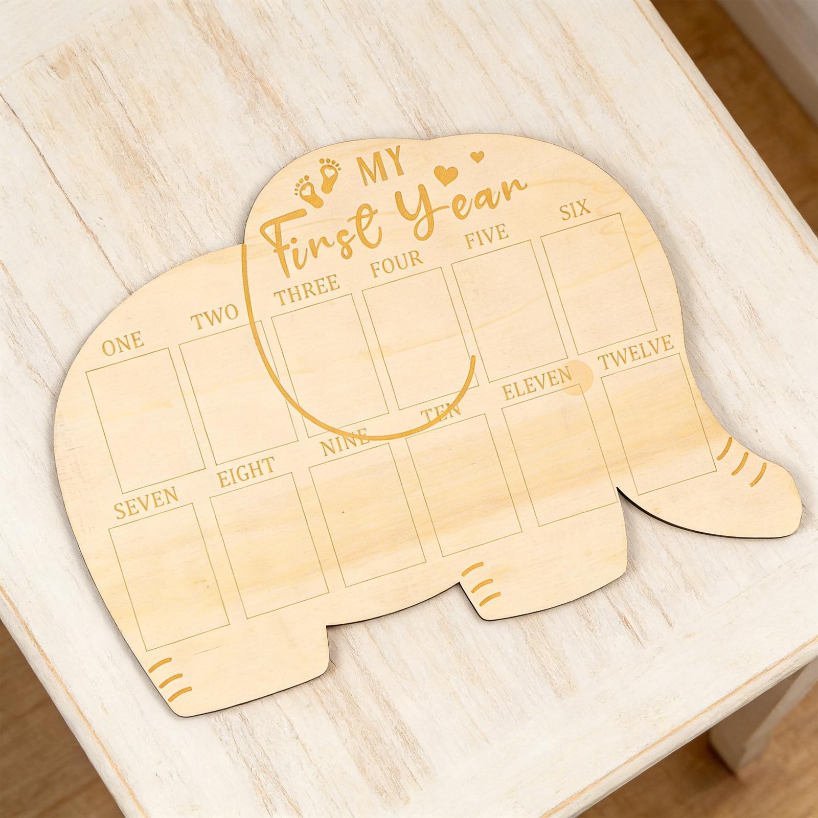 Baby First Twelve Months Photo - Baby Nursery Unisex reseña y precio