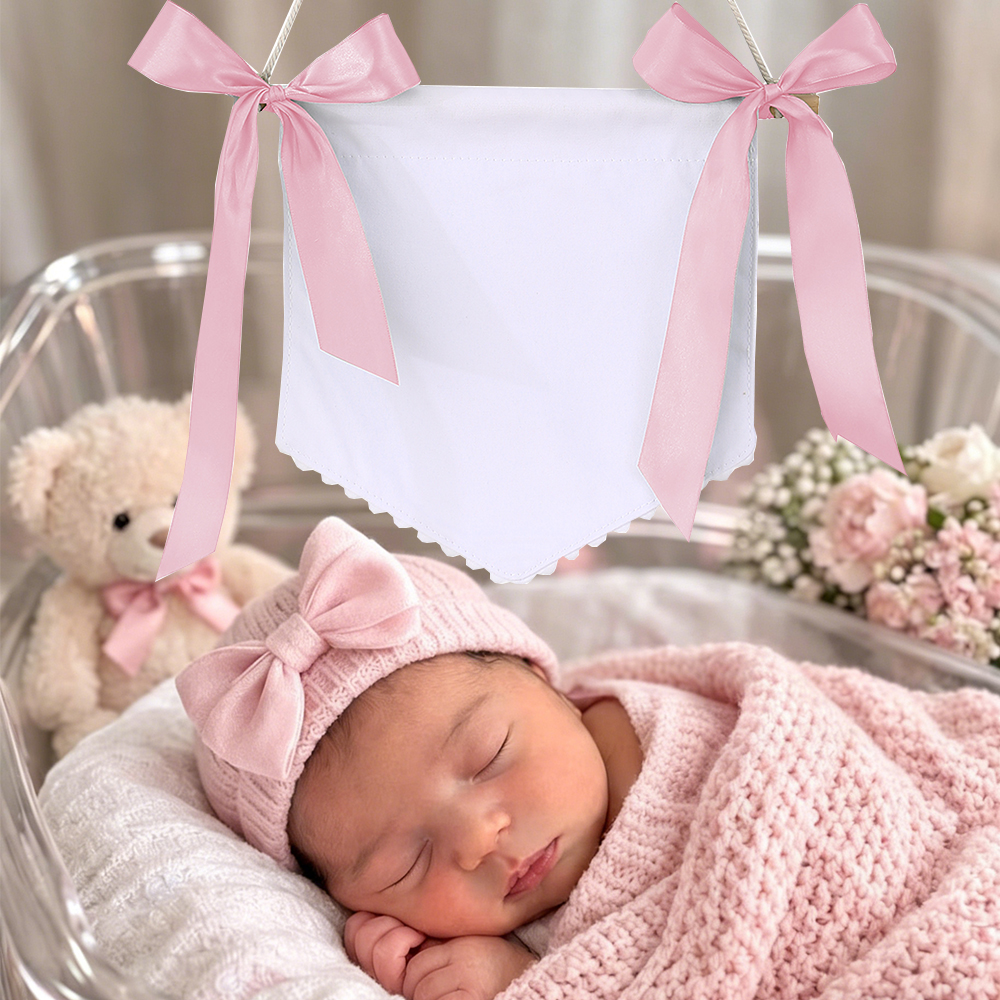 Baby Welcome Banner With Ribbo - Baby Nursery In Hospital reseña y precio