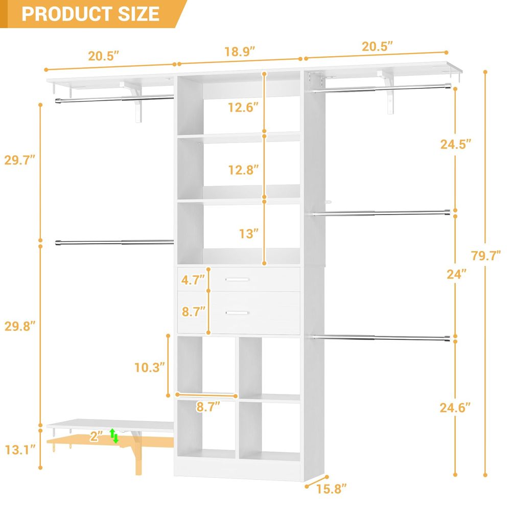 Small Closet System, Baby Clos - Closet Organizer Baby reseña y precio