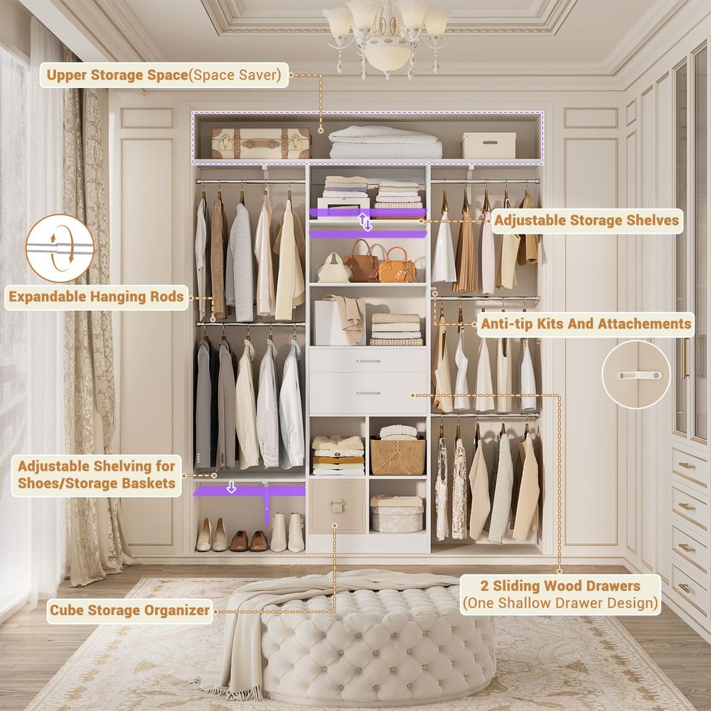 Small Closet System, Baby Clos - Closet Organizer Baby reseña y precio