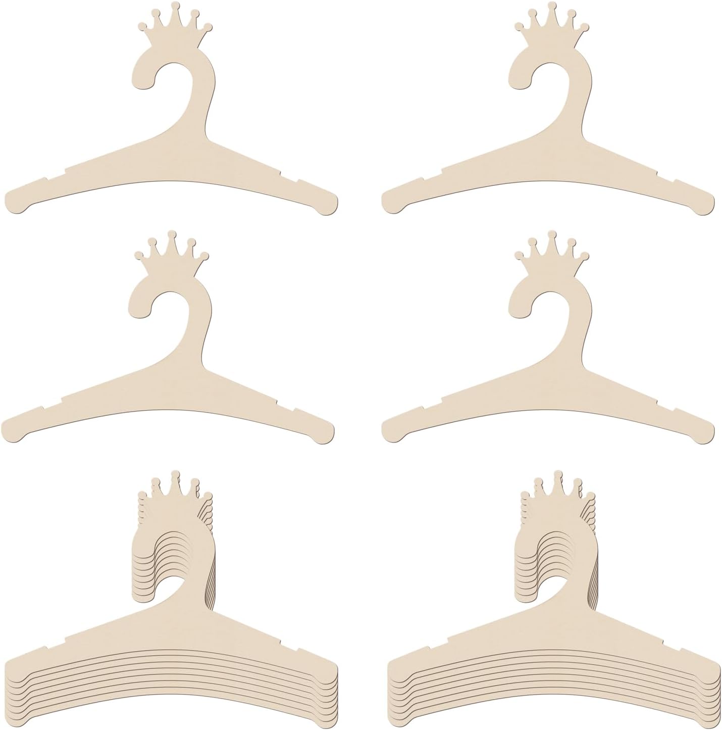 Wooden Baby Hangers 9 Inch, Cu - Baby Nursery Kids reseña y precio