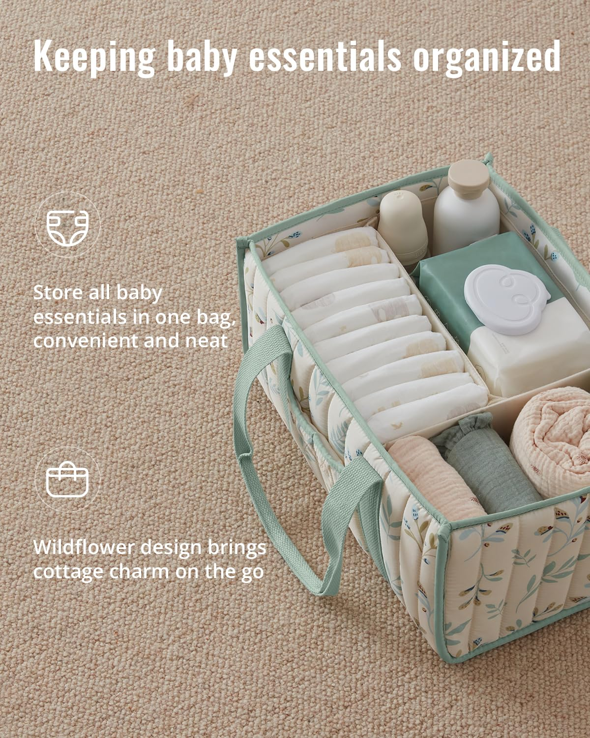 Diaper Caddy Organizer, Stylis - Baby Nursery Unisex reseña y precio