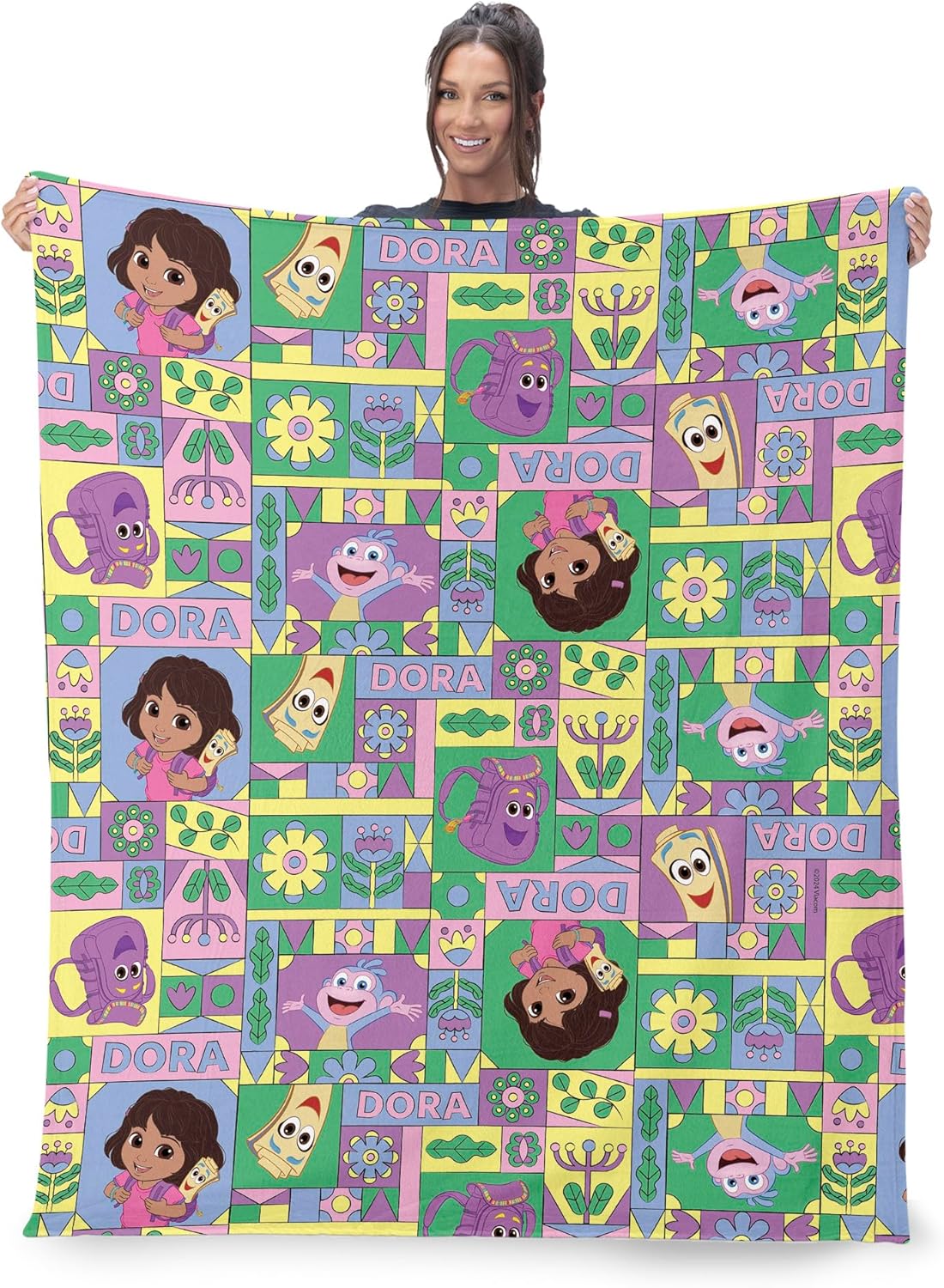 Dora the Explorer Throw Blanke - Baby Nursery In Hospital reseña y precio
