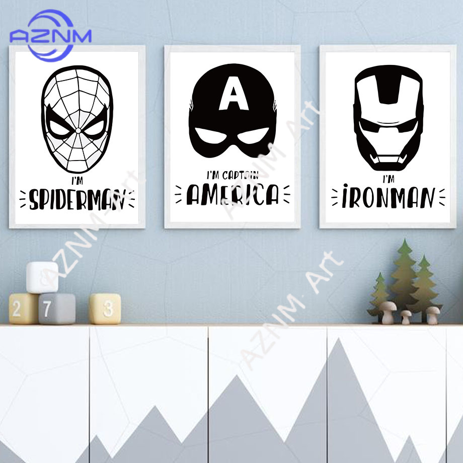 Wall Art Canvas Painting Bat C - Baby Nursery Wall Art reseña y precio