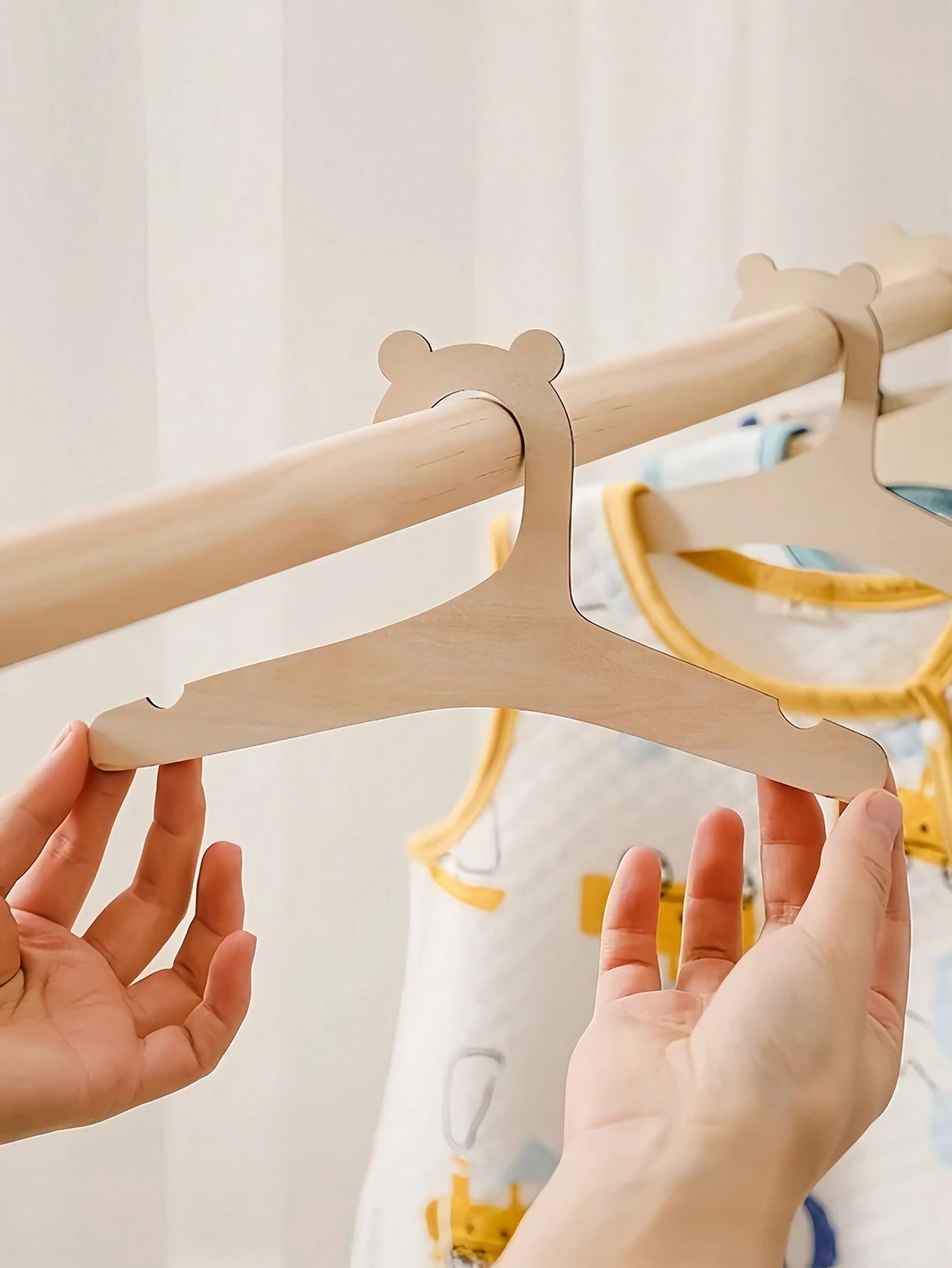 5/10/20/50pcs Baby Clothes Rac - Baby Nursery Hangers reseña y precio