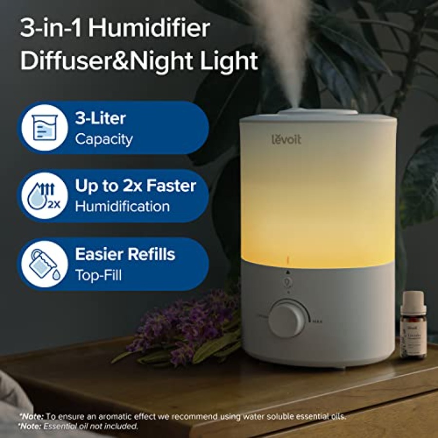 Humidifiers for Bedroom with N - Baby Nursery Water reseña y precio