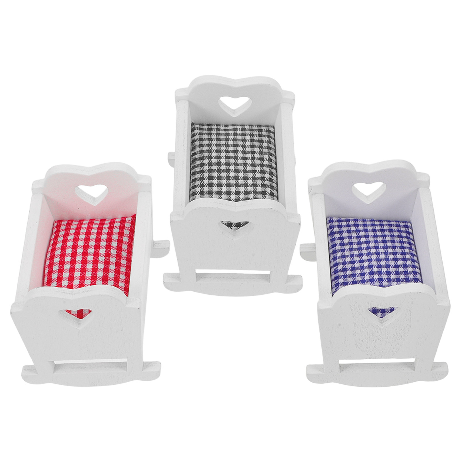 3Pcs Miniature Baby Crib Dollh - Baby Nursery Furniture Sets reseña y precio