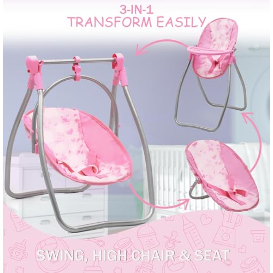 Baby Doll Stroller Bed and Swi - Baby Nursery Furniture Sets reseña y precio