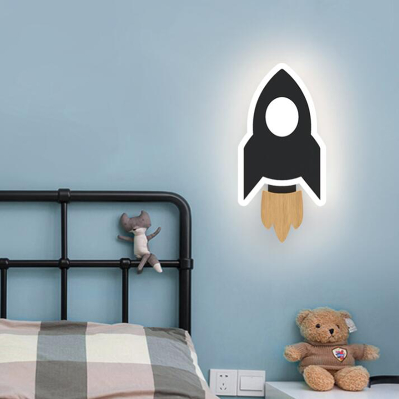 Cartoon LED Rocket Wall Lamp M - Baby Nursery Wall Lights reseña y precio